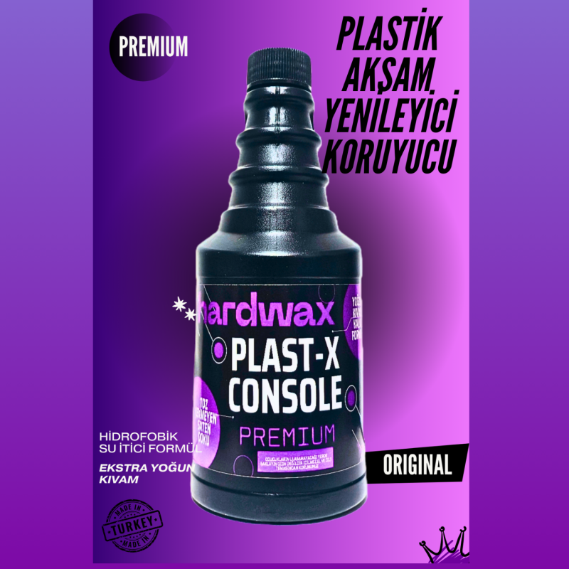 Plast-x Console Plastik Aksam Yenileyici ,Parlatıcı, Koruyucu Hidrofobik Seramik Etkili 500 gr