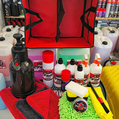 22 Parça XL Organizerli Full+Full Oto Bakım Seti + Çizik Giderici + Sortie Wax + Köpük Pompa + Dublex Havlu Ve Dahası