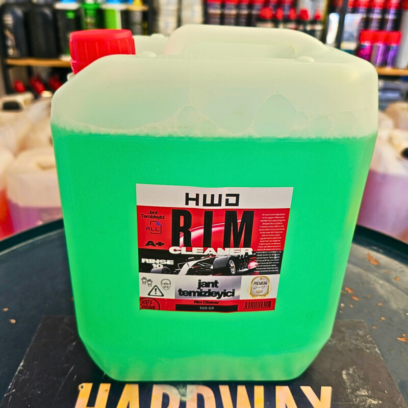 2 x 5 kg - Hardwax Hwd Series Snow Foam Ph Nötr Oto Şampuanı Konsantre 5 kg + Rim Cleaner Jant Temizleyici konsantr 5 kg