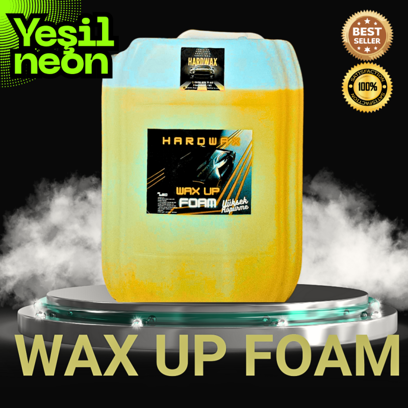 Wax Up Foam Cilalı Oto Yıkama Şampuanı %60 Fırçasız 20 kg YEŞİL