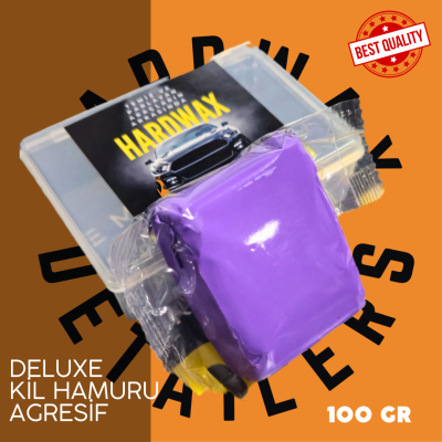 Agresif Yüzey Temizleyici Kil Hamuru 100 gr (Mor) - Clay Bar Temizleme Kili