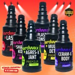 SÜPER SET 6X ,SAHMP-X KÖPÜK+LAST-X JEL+AGRES-X JANT/MOTOR+PLAST-X SÜT+MULT-X DETAY+CERAM-X HIZLI CİLA 6 X 500 GR
